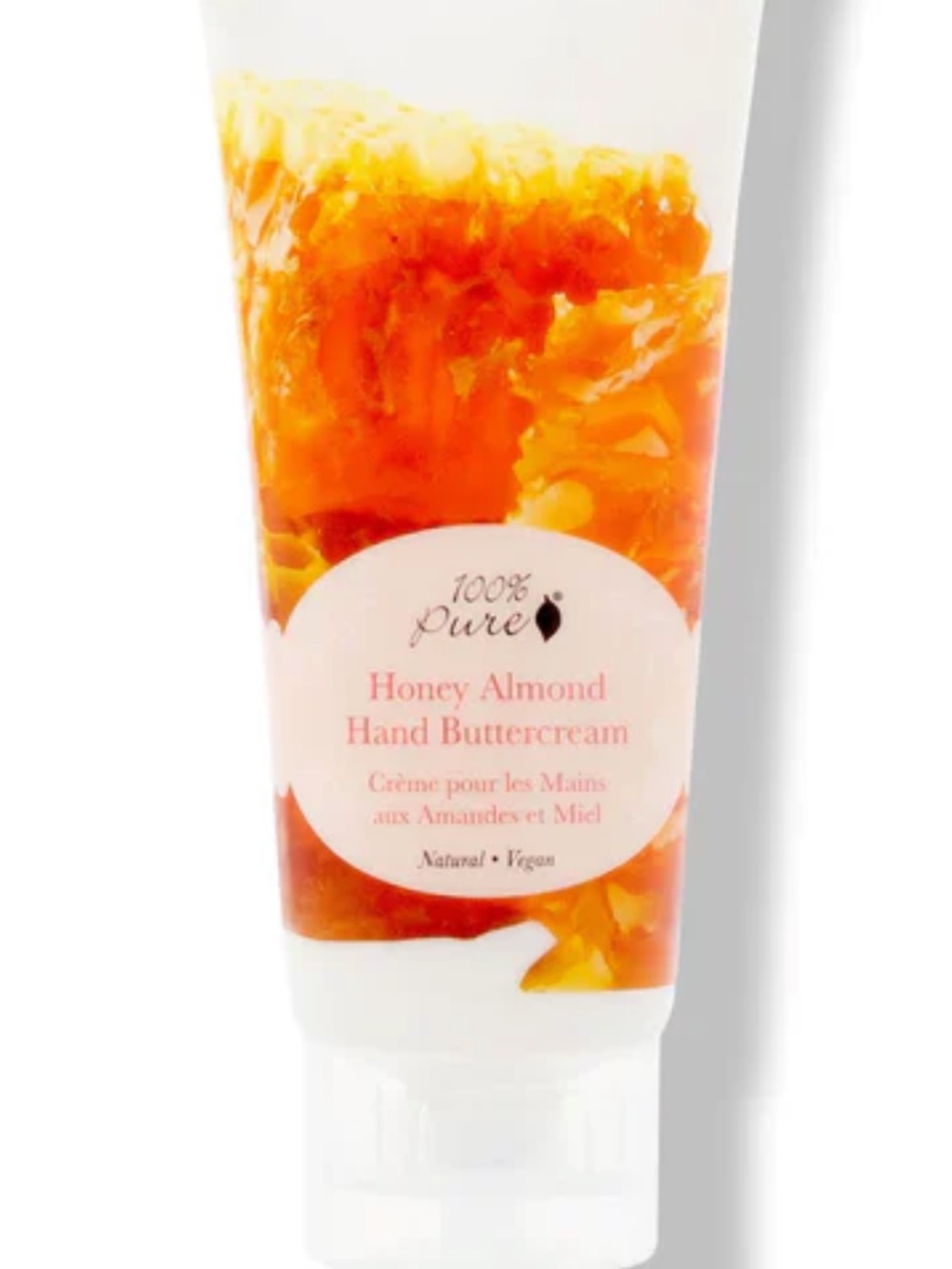 100% Pure Honey Almond Hand Buttercream — White & Orange